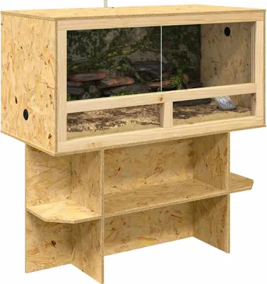 Produktbild von vidaXL Terrarium Braun 100 x 50 x 100 cm OSB