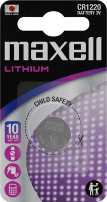 Image de Maxell - Pile Bouton Au Lithium Cr1220 3V Blister*1