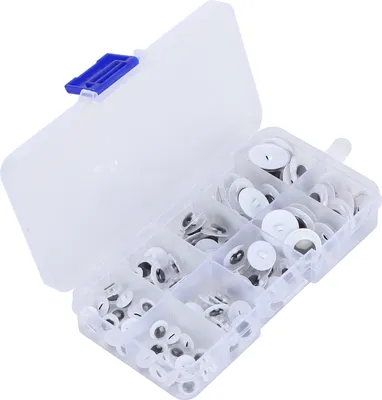 Obrázok produktu pre Šiť na plaktické oči, plaktické oči, čierne a biele plaktické oči, DIY zvieracia očná buľva, bábiky hračka oči, DIY hračka materiál