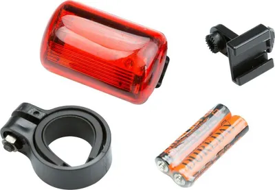 Immagine prodotto di Cinque LED rossi sulla luce posteriore della bicicletta Fissaggio del telaio