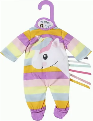 Produktbild von Zapf Dolly Moda Unicorn Strampler, Gr. 30cm