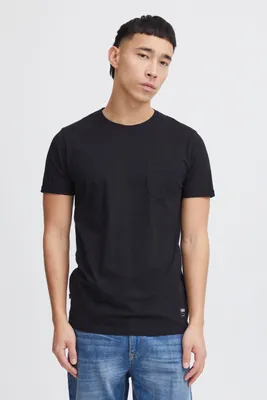 Produktbild von SOLID SDBob Herren T-Shirt Kurzarm Shirt mit Rundhals-Ausschnitt Brusttasche Baumwollmischung Regular fit