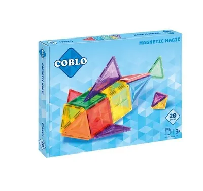 Produktbild von COBLO Magnetische Bausteine Basis, 20 Teile