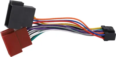 Image de adaptateur de faisceau de câbles ISO 16 broches pour autoradio Alpine - connecteur de rechange