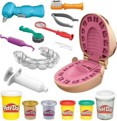Immagine prodotto di Play-Doh Kids Dental Practice - 8 Cans of Non-Toxic Modeling Compound - Ages 3+