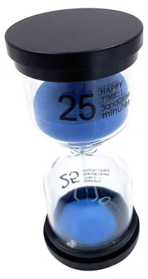 Produktbild von Sanduhr - 25 Minuten Timer - Zeitmesser für Kinder - Glas - Klein