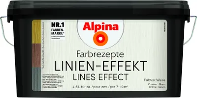 Produktbild von Alpina Farbrezepte LINIEN-EFFEKT 4,5 Liter