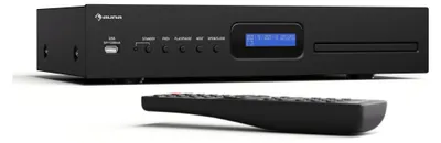Produktbild von Auna Art22 CD Player HiFi Mit Slot-In Laufwerk, USB-Eingang, CD-MP3 Wiedergabe, Fernbedienung, Optische & Koaxiale Ausgänge – 130 W Klangqualität – Schwarz