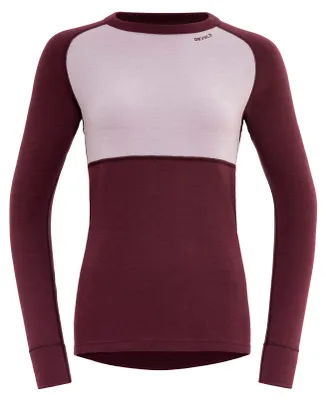 Produktbild von Devold Expedition Merino Silk Shirt Woman Port/Orchid S Thermischeunterwäsche