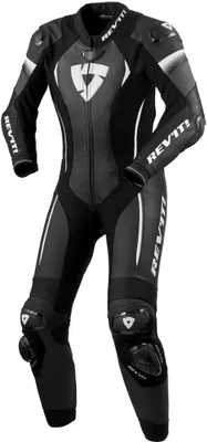 Obrázek produktu pro Revit Xena 4 dámská jednodílná kožená motocyklová kombinéza, černá/bílá, 44