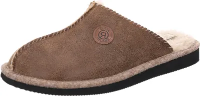 Produktbild von Rohde Herren Pantoffel Hausschuh Doubleface Lammfell Sondrio 7126, Größe:41 EU, Farbe:Braun