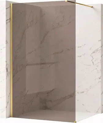 Obrázek produktu pro Sprchová stěna Walk-In REA Flexi 110 Brush Gold