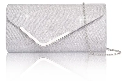 Productafbeelding van Elegante Sequins Clutch Tas voor Avonden met Ketting