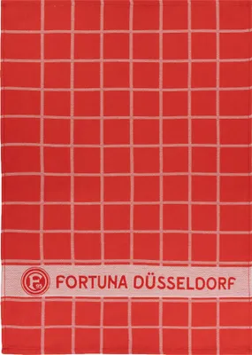 Produktbild von Fortuna Düsseldorf Geschirrhandtuch 2er-Set rot