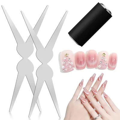 3-teiliges Katzenaugen-Magnetset für Nagellack, Scheren- und Zylindermagnet
