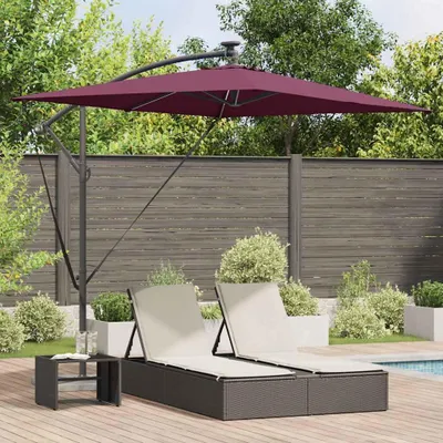 Obrázek produktu pro Maison Exclusive – slunečník, rozměry 294 x 200 x 270 cm, materiál: polyester a hliník