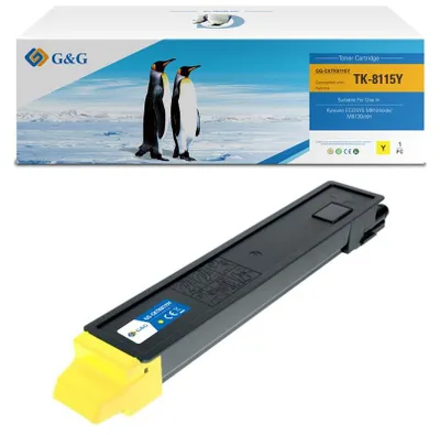 Productafbeelding van G&G 19230 G&G Toner kompatibel mit Kyocera TK-8115Y/ 1T02P3ANL0