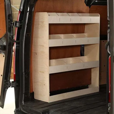 Obrázek produktu pro Organizační box do dodávky – Přeprava nářadí – D 1000 x Š 300 x V 1180 mm – černý