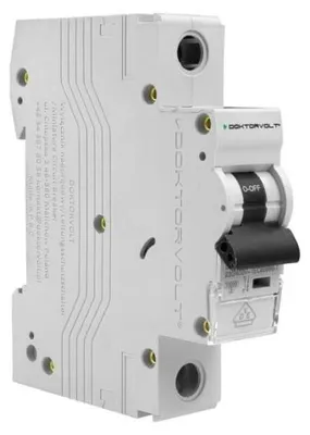 Image de Disjoncteur de protection de circuit MCB 10kA 1P 10A VDE Type B Interrupteur LS Doktorvolt DV-3158