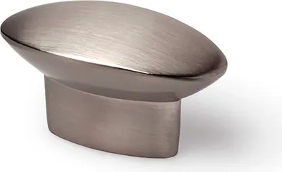 Immagine prodotto di Blister con 4 pomelli in metallo per mobili, nichelato opaco mod.743 41x19mm rei
