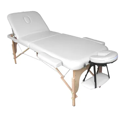 Produktbild von VENERE Kosmetikliege Massagebank Massagetisch Massageliege Klappbar Profi Weiß