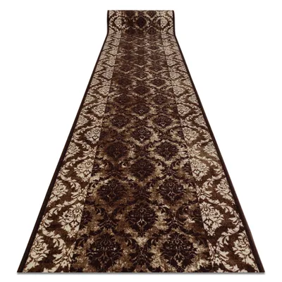 Obrázok produktu pre Pogumovaný běhoun ROMANCE 100 cm hnědý hnědý 100x940 cm