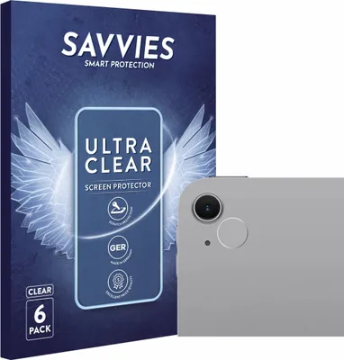 Produktbild von 6x Für Apple iPad Air 13" M3 WiFi 2025 (NUR Kameraschutz) Schutzfolie Savvies Displayschutz Display Schutz Folie Klar Transparent