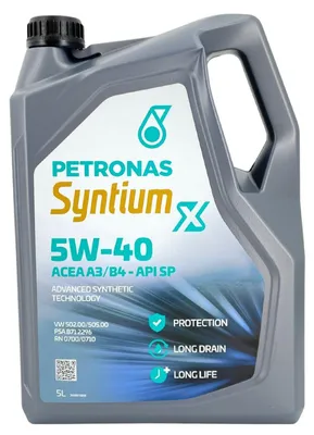 Produktbild von Petronas Syntium X 5W-40 A3/B4 5 Liter (70983M12EU)