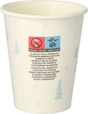 Produktbild von Papstar 87872, 200 ml, Papier, Polylactid (PLA), Weiß, 0 - 90 °C, 8 cm