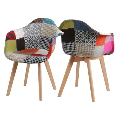 Obrázek produktu pro Jídelní židle, designové opěradlo, moderní design, červená barva