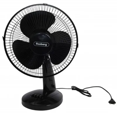 Obrázek produktu pro Stolní ventilátor Rosberg R51760B12, 30 W, 30 cm, 3 stupně, naklápění, černý