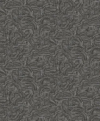 Zdjęcie produktu dla Khroma by Masureel Tapeta motyw graficzny czarnym - 630028 - 53 cm x 10.05 m
