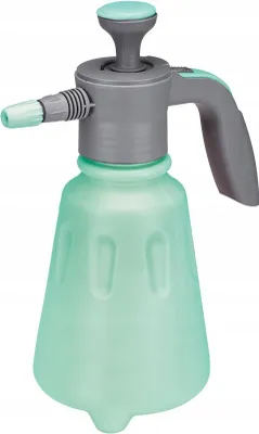Immagine prodotto di Spruzzatore manuale ergonomico a pressione da 1,5 l per piante da giardino - spruzzatura uniforme, turchese