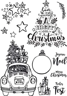 Produktbild von VBS Silikonstempel "Merry X-Mas"