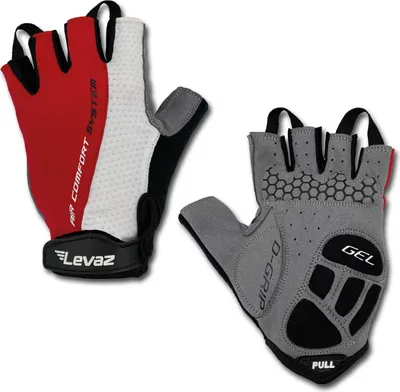 Produktbild von Levaz Pro - Fahrrad GEL Handschuhe Halbfinger Bike City Fahrradhandschuhe Rad Rennrad - Größe: L