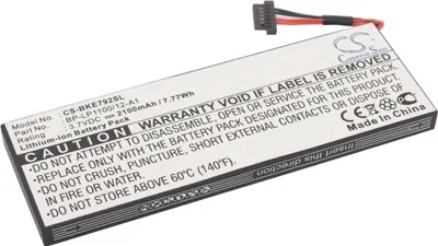 Imagen del producto de TECHTEK Batería compatible con [Becker] BE7928, Traffic Assist 7928 sustituye BP-LP1100/12-A1