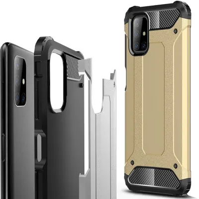 Obrázek produktu pro Hybridní Pancéřové Pouzdro Samsung Galaxy M51 Gold