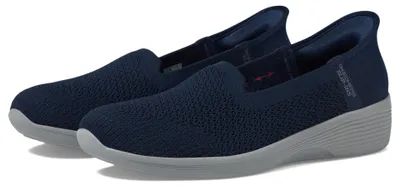 Productafbeelding van Skechers Arya-Sweet Voice dames slippers, plat model, marineblauw, maat 37 EU