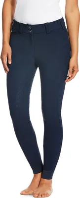 Produktbild von Ariat Reithose Damen Tri Factor Full Grip Classic Vollbesatz Damenreithose Navy 80 (40 lang)