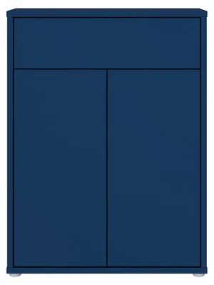 Produktbild von Schuhkommode >ALICE SPRINGS< in Nachtblau - 74,5x99,1x34,9cm (BxHxT)