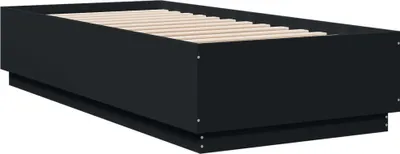 Produktbild von Bettgestell Schwarz 100x200 cm Holzwerkstoff