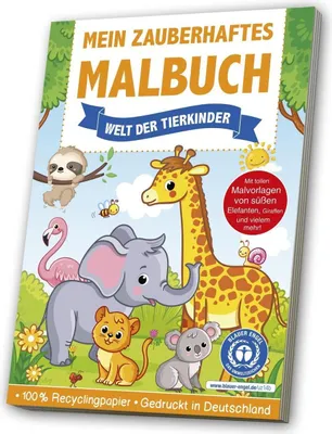 Produktbild von Mein zauberhaftes Malbuch: Welt der Tierkinder
