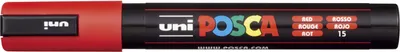 Productafbeelding van UNIBALL 96082000 Whiteboardmarker uni POSCA, lijndikte: 1,8-2,5 mm, kleur: rood – voordelige set van 6 stuks