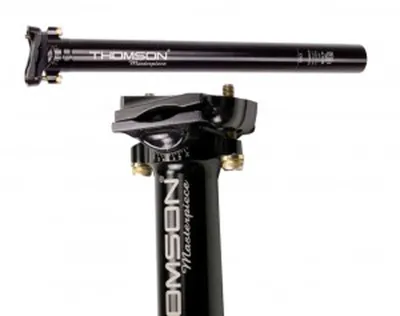 Zdjęcie produktu dla THOMSON SP-M107SB czarny Patentowa sztyca podsiodłowa Masterpiece Ø 31,6 mm, 350 mm, offset 16 mm, 193 g, czarna