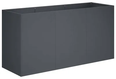 Produktbild von vidaXL Garten-Pflanzgefäß Anthrazit 120 x 40 x 60 cm