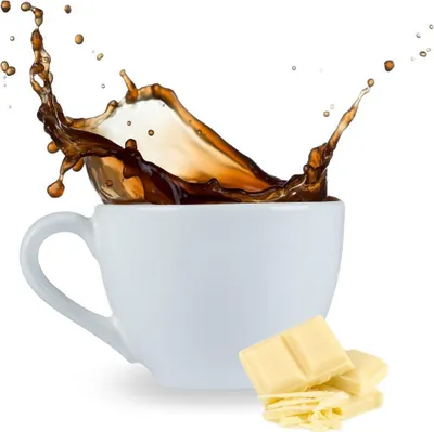 Produktbild von Weiße Schokolade Kaffeepulver 500g
