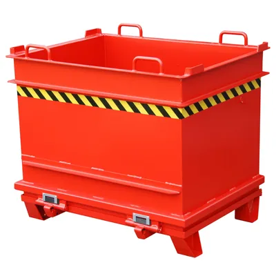 Produktbild von Bauer Baustoffcontainer BC 1000, lackiert, Feuerrot