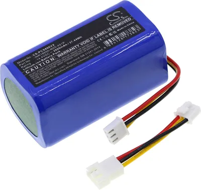 Image de TECHTEK Batterie compatible avec [Proscenic] 800T, 820S, 820T, 830T, PR-800T, PR-820T, PR-830S, PR-830T, pour [Ropo] glass 3 remplace 92063, pour INR
