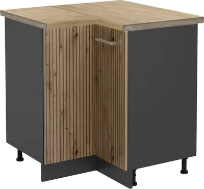 Image de Meuble d'angle Vicco R-Line Chêne Artisan 75.6cm , PT Chêne, Model 49088