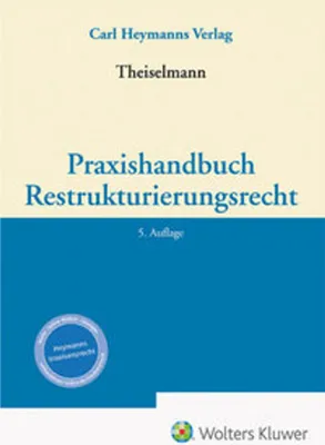 Obrázok produktu pre Praxishandbuch Restrukturierungsrecht